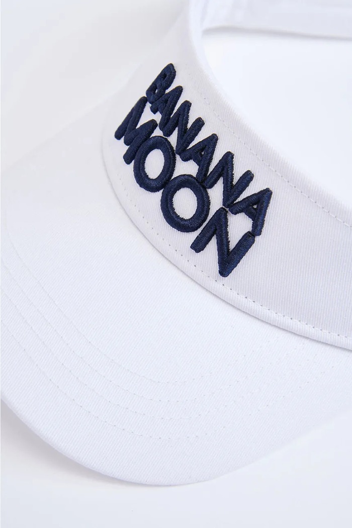 Banana Moon baldachin de bumbac Basiccap MAFFIN.BASICCAP alb SS26