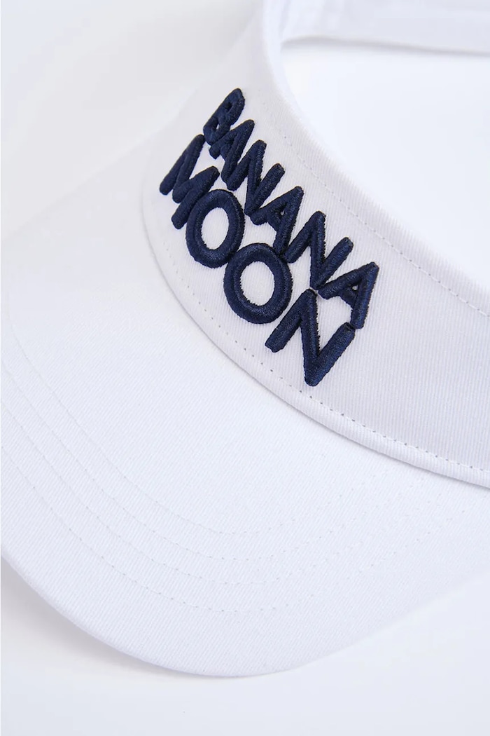 Banana Moon baldachin de bumbac Basiccap MAFFIN.BASICCAP alb SS26
