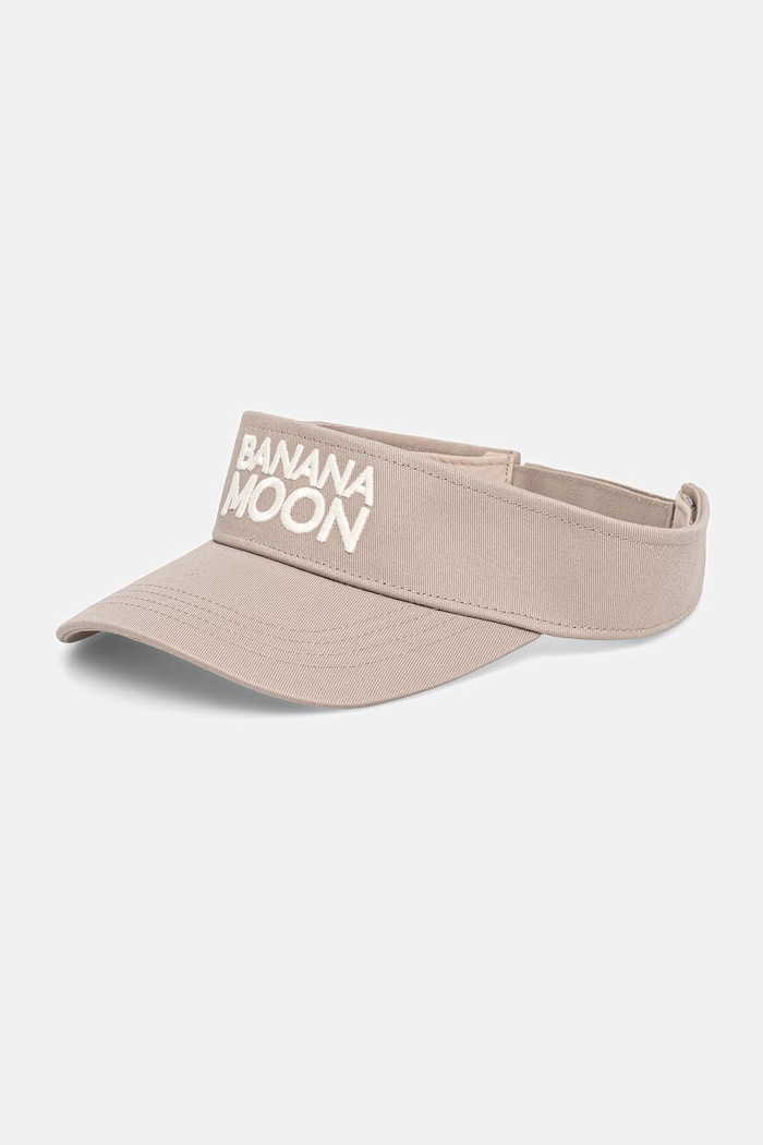 Banana Moon daszek bawełniany Basiccap aplikacja beżowy MAFFIN.BASICCAP