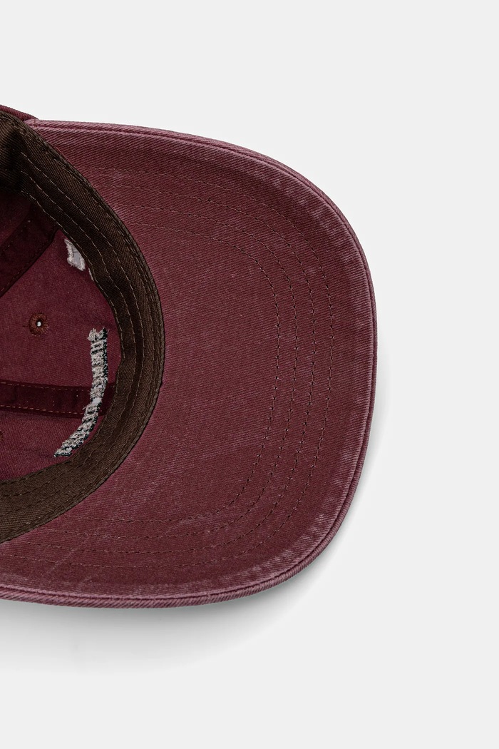 Șapcă de baseball din bumbac Max&Co. 2516571037200 burgundia