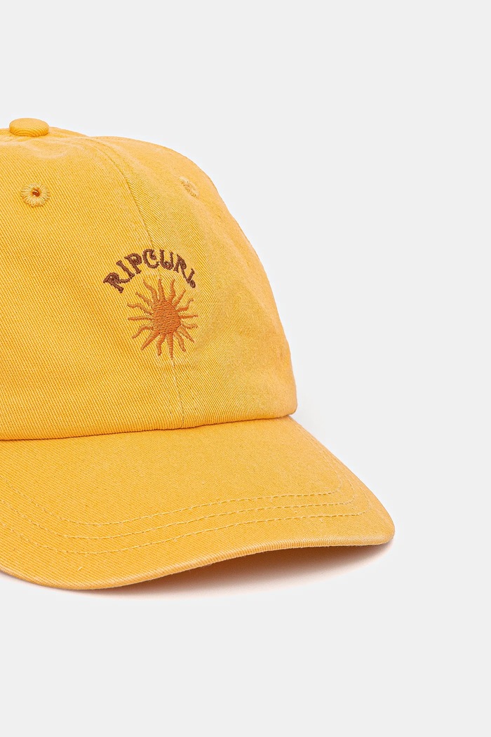 Rip Curl čiapka so šiltom dámska bavlnená 04QWHE oranžová SS26