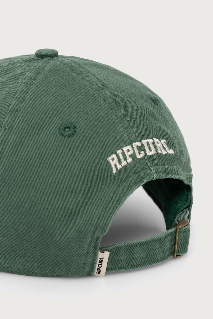 Akcesoria Rip Curl Czapka bejsbolówka damska jeansowa 063WHE zielony