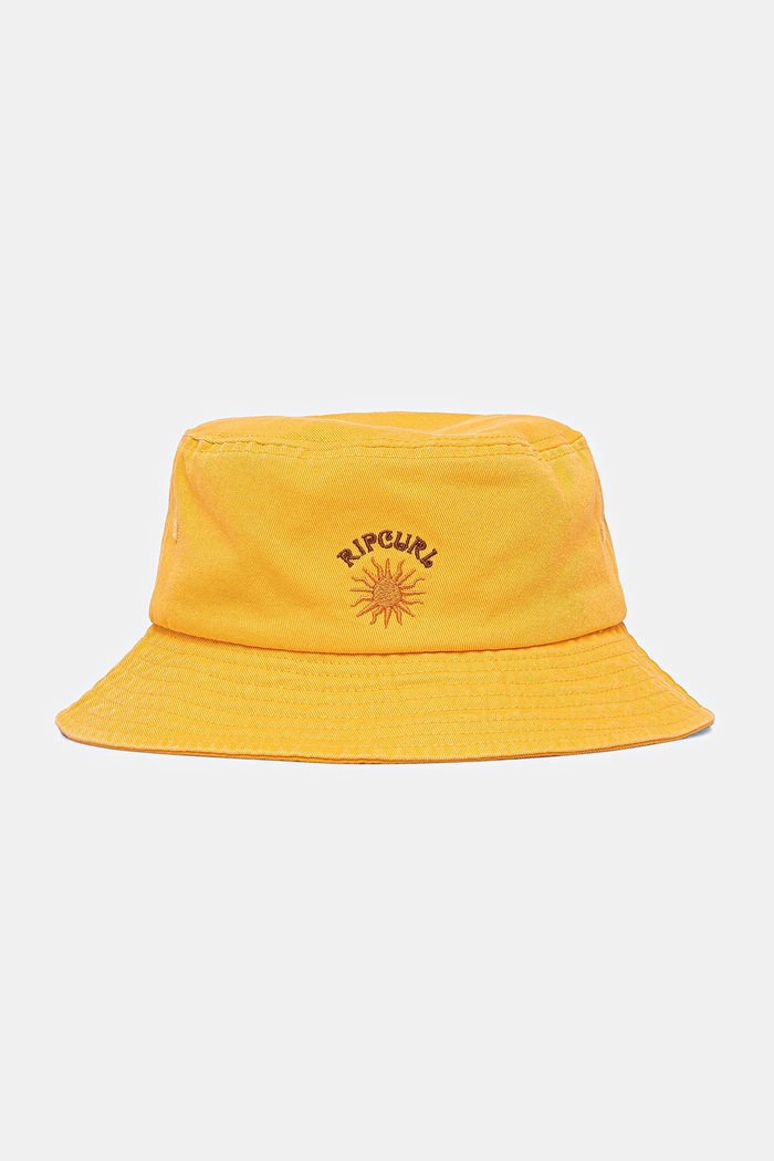 Шляпа из хлопка Rip Curl хлопок оранжевый 06BWHE