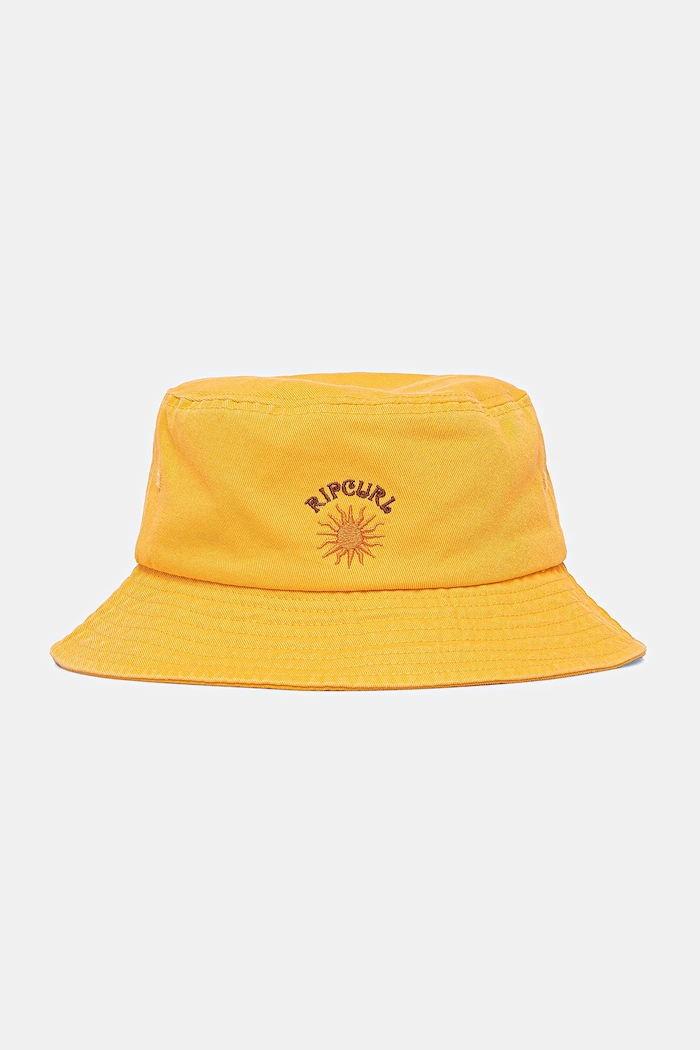 Шляпа из хлопка Rip Curl хлопок оранжевый 06BWHE