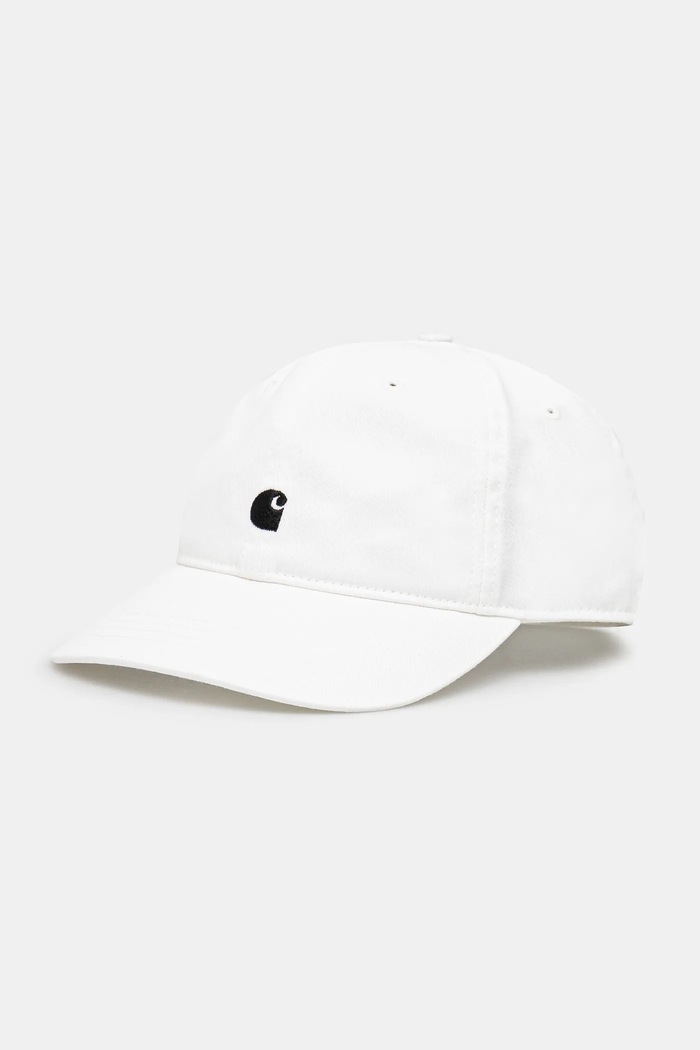 Carhartt WIP cotton baseball cap Madison Logo Cap applique white I034606.00AXX