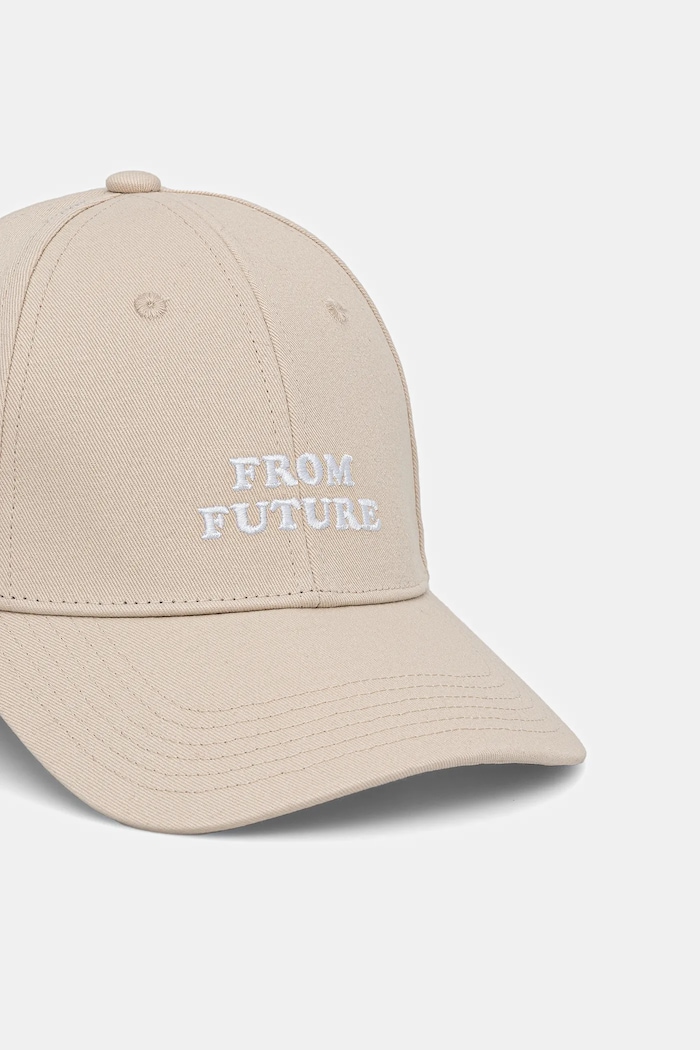 From Future καπέλο μπέιζμπολ Γυναικείο βαμβακερό ACA00907 μπεζ SS26