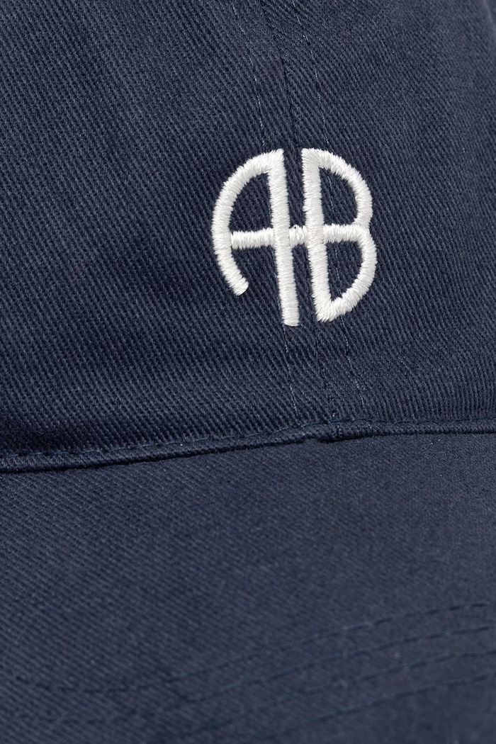 Anine Bing Jeremy Baseball Cap Ab czapka z daszkiem bawełniana damska A.12.10083 granatowy AA00