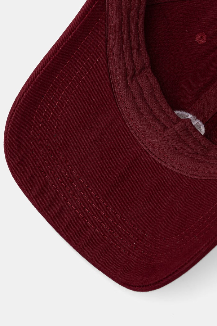 Anine Bing Jeremy Baseball Cap damska bawełniana bordowy A.12.10083