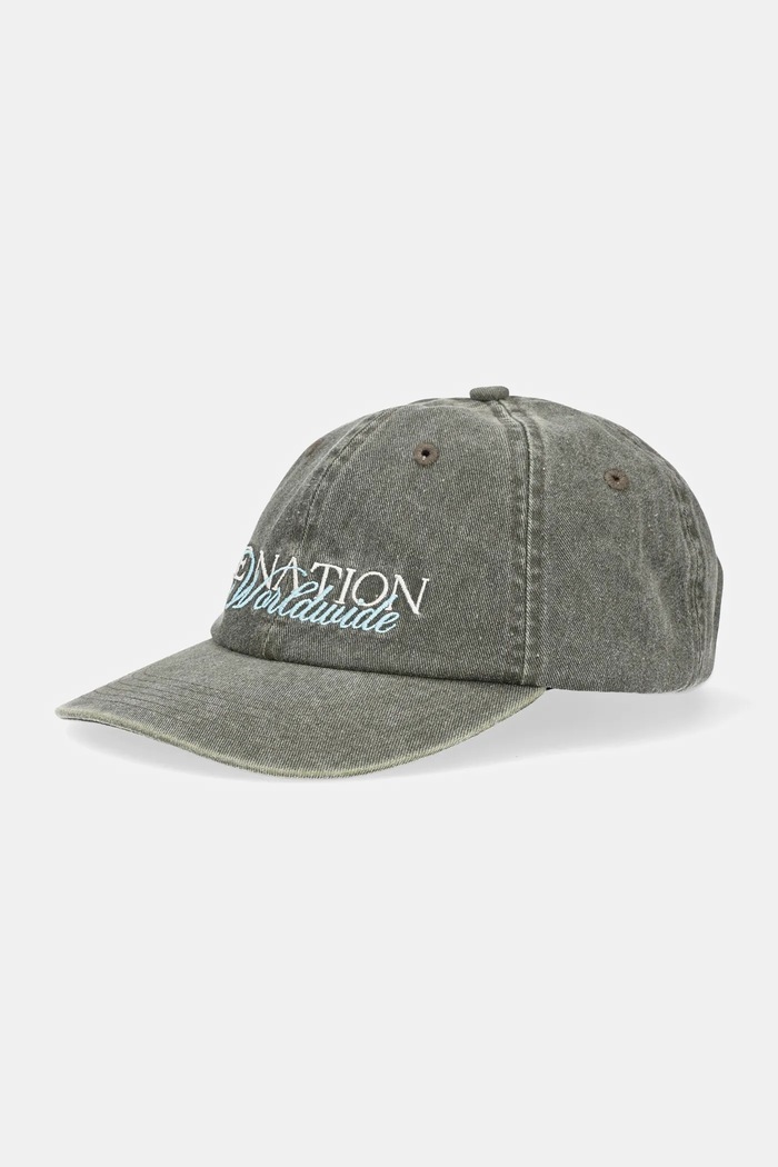 P.E Nation czapka z daszkiem bawełniana New Heritage aplikacja zielony 252A113