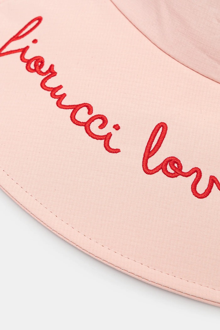 Fiorucci palarie Embroidered Bucket U01FPAHA136NY01PN02 portocaliu SS25