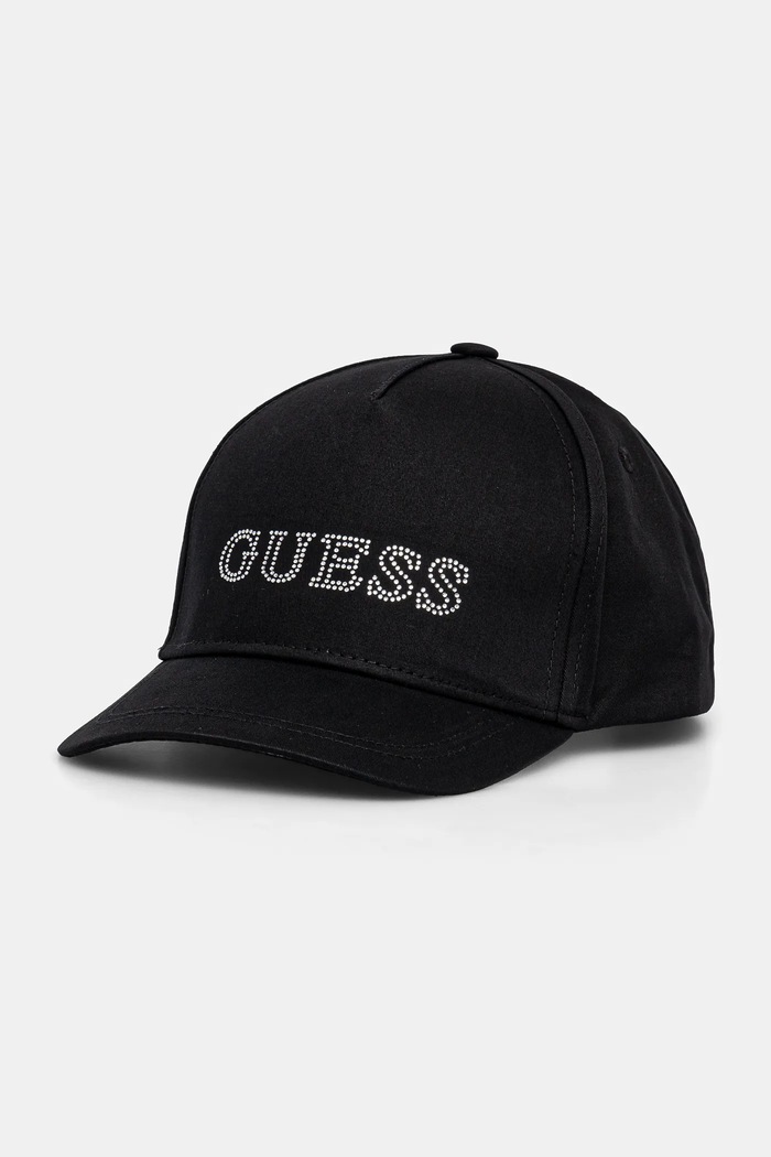 Dětská bavlněná kšiltovka Guess bavlna černá J5RZ40.WO08O.PPYA
