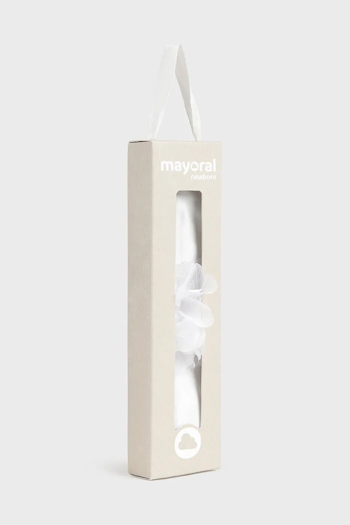 Κοριτσίστικα Παιδική κορδέλα Mayoral Newborn 9889.2K.Newborn.PPYH λευκό
