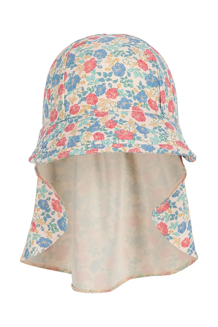 Konges Sløjd czapka z daszkiem dziecięca MANUCA FRILL SUN HAT GRS KS102512 niebieski SS25