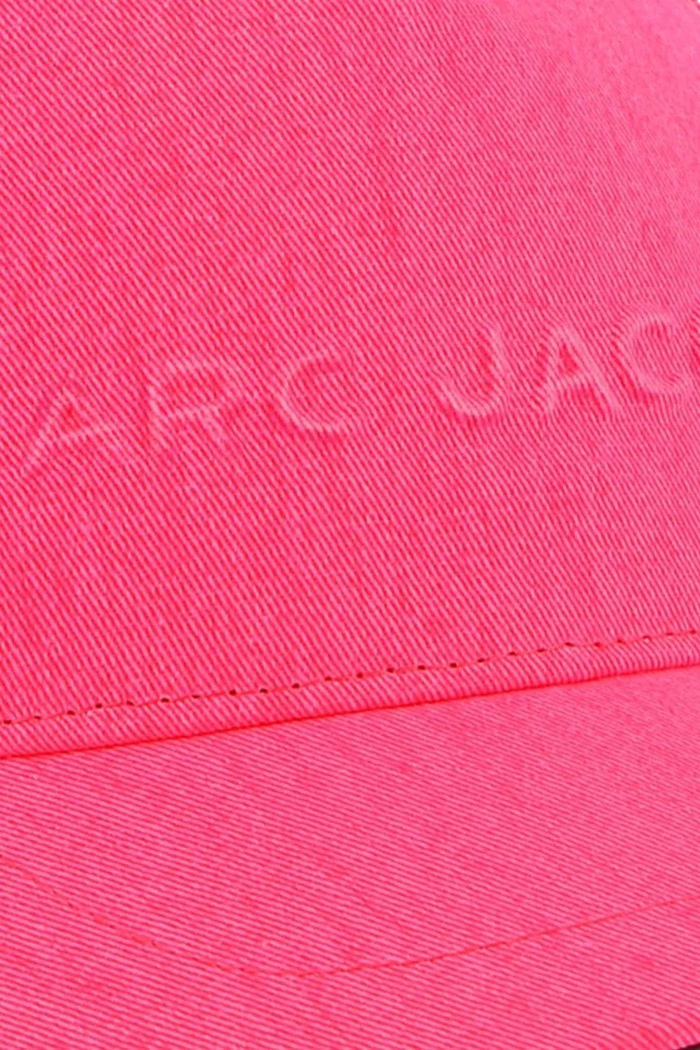 Παιδικό βαμβακερό καπέλο μπέιζμπολ Marc Jacobs ροζ W60561