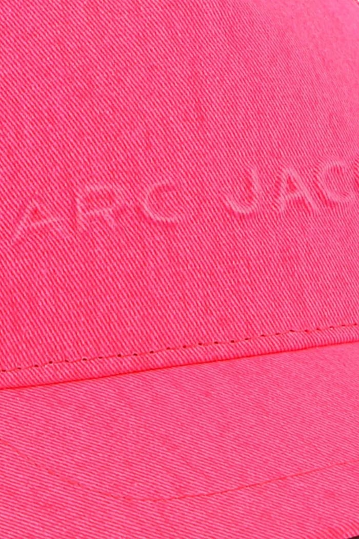 Παιδικό βαμβακερό καπέλο μπέιζμπολ Marc Jacobs ροζ W60561