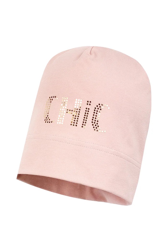 Jamiks czapka dziecięca MIER MIER.Nakr.glow.JWH057.G różowy SS25