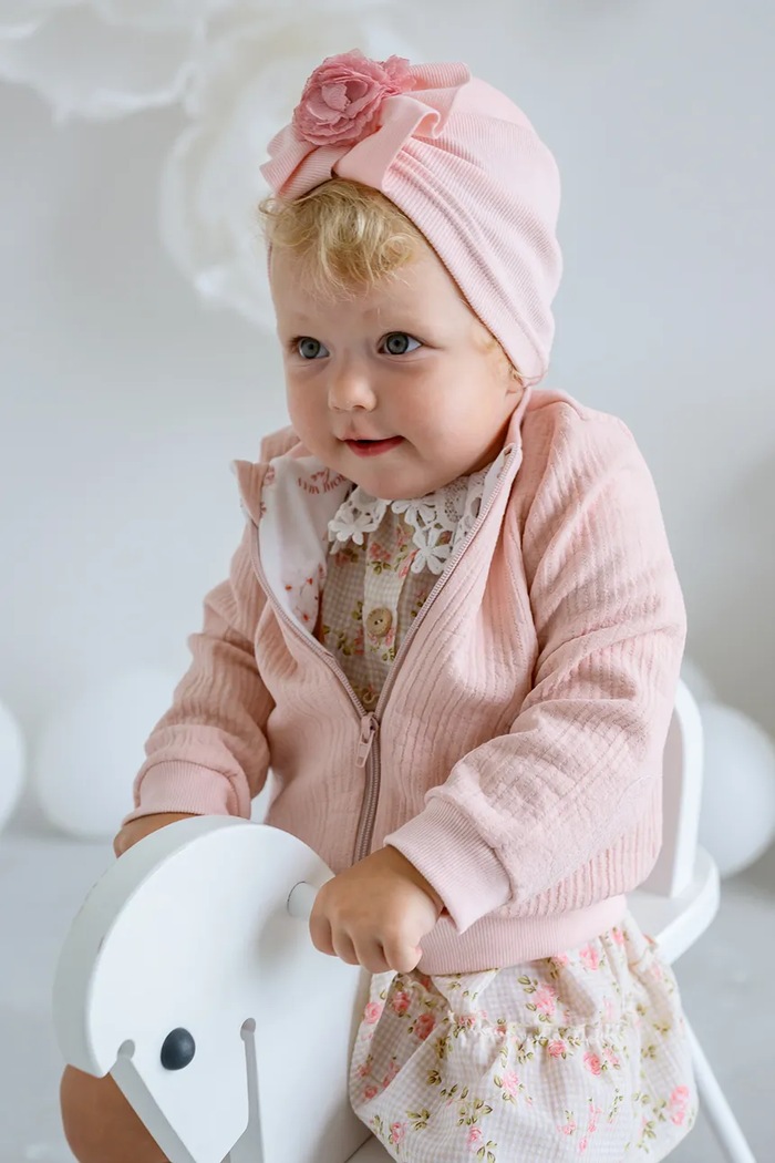 Jamiks czapka dziecięca ONDINE różowy ONDINE.Nak.glo.JWH075.G