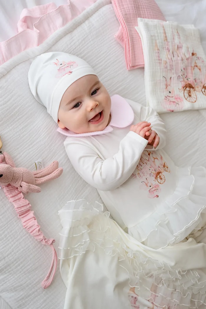 Jamiks czapka dziecięca TEONA pozostałe beżowy TEONA.Nakr.glo.JLH041.G
