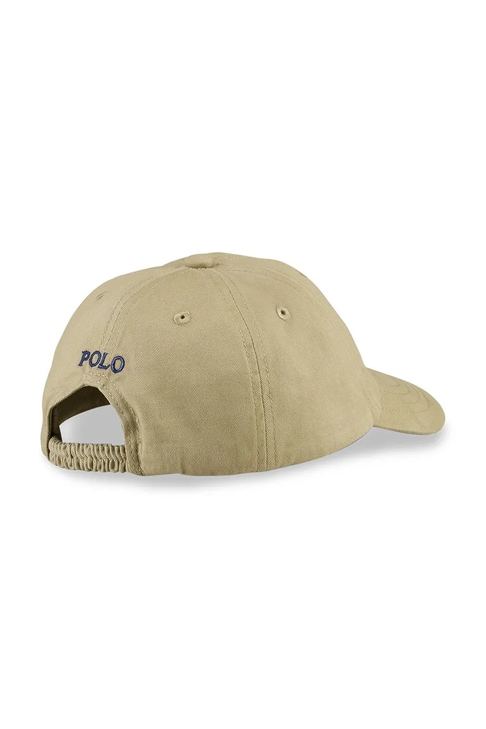 Detská bavlnená šiltovka Polo Ralph Lauren 320552489002 zelená SS25