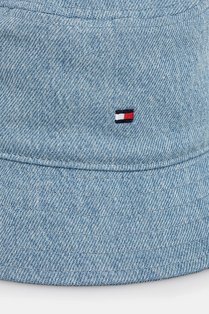 Παιδικό βαμβακερό καπέλο Tommy Hilfiger AU0AU01965.PPYA μπλε SS25