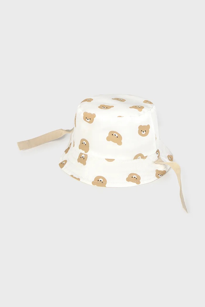 Bavlněný klobouk pro miminko Mayoral Newborn 9881.1P.Newborn.PPYH béžová SS25