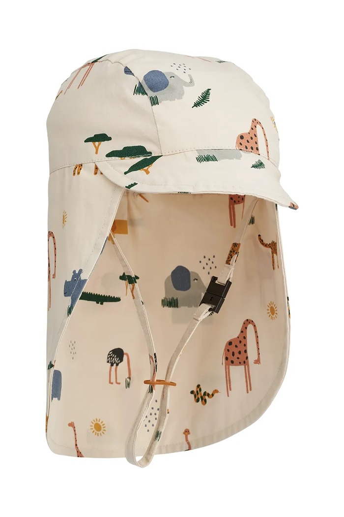 Детска шапка с козирка Liewood Cecilia Sun Hat LW19667 бежов SS25