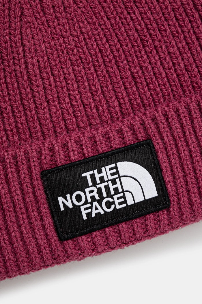 Σκούφος The North Face KIDS TNF BOX LOGO CUFFED BEANIE NF0A7WGC6EO1 ροζ SS25