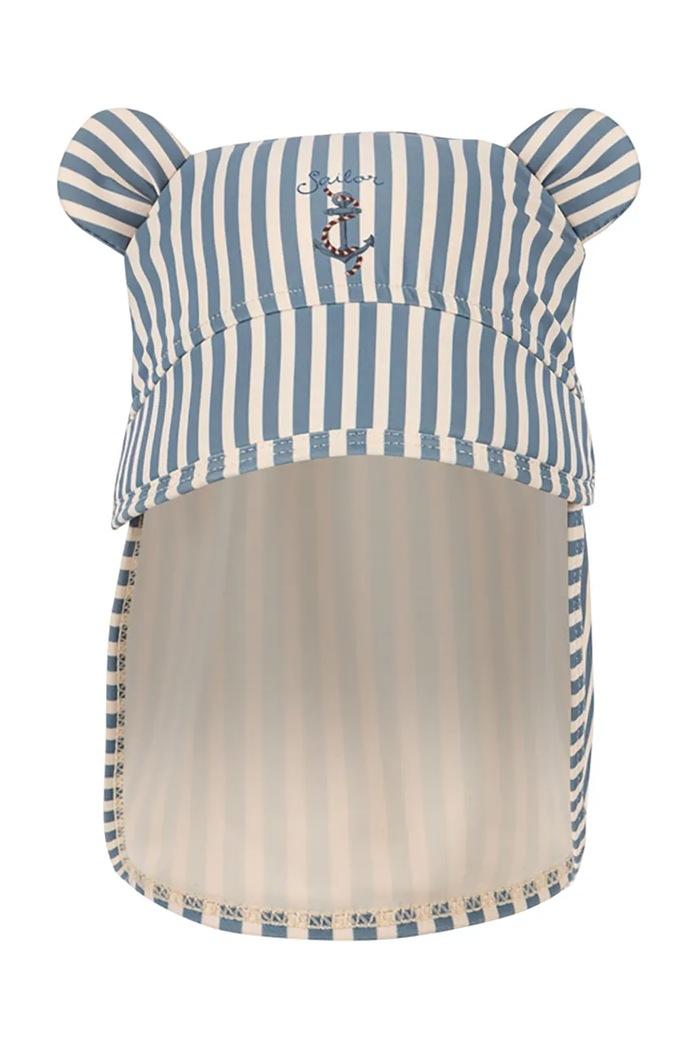 Konges Sløjd Caciula copii ASTER BEAR SUN HAT GRS KS102477 albastru SS25