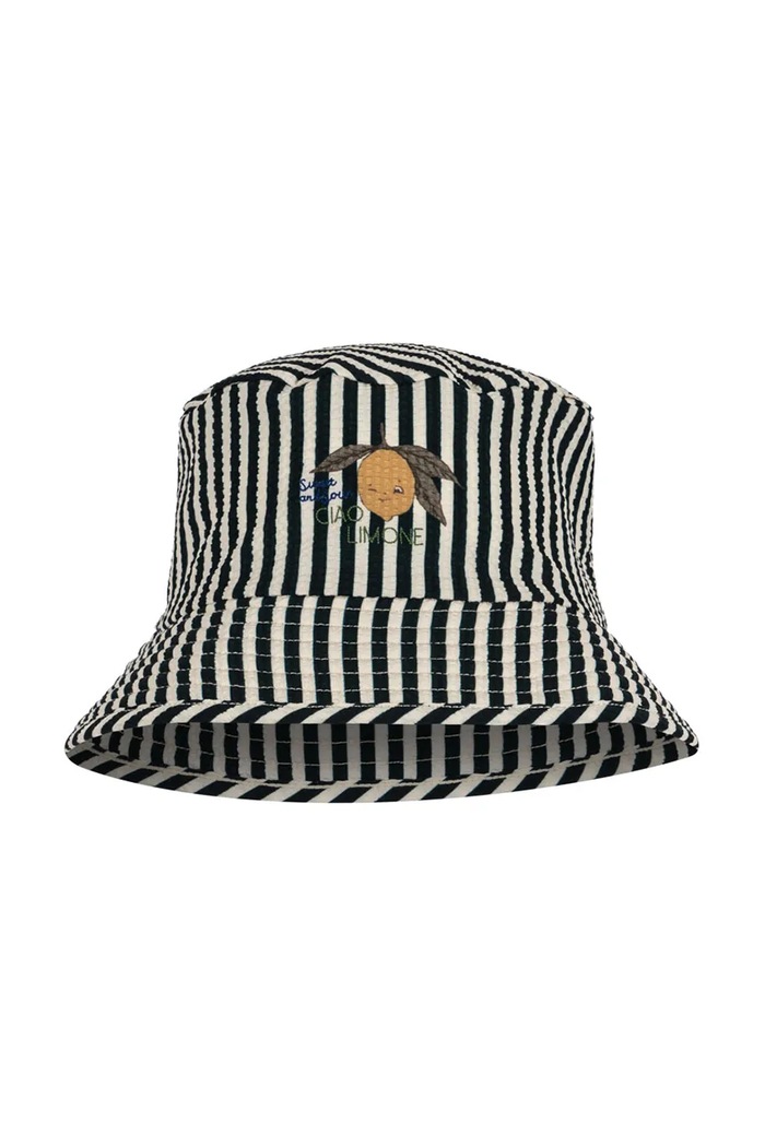 Dětský klobouk Konges Sløjd SEER ASNOU BUCKET HAT GRS KS102497 černá SS25