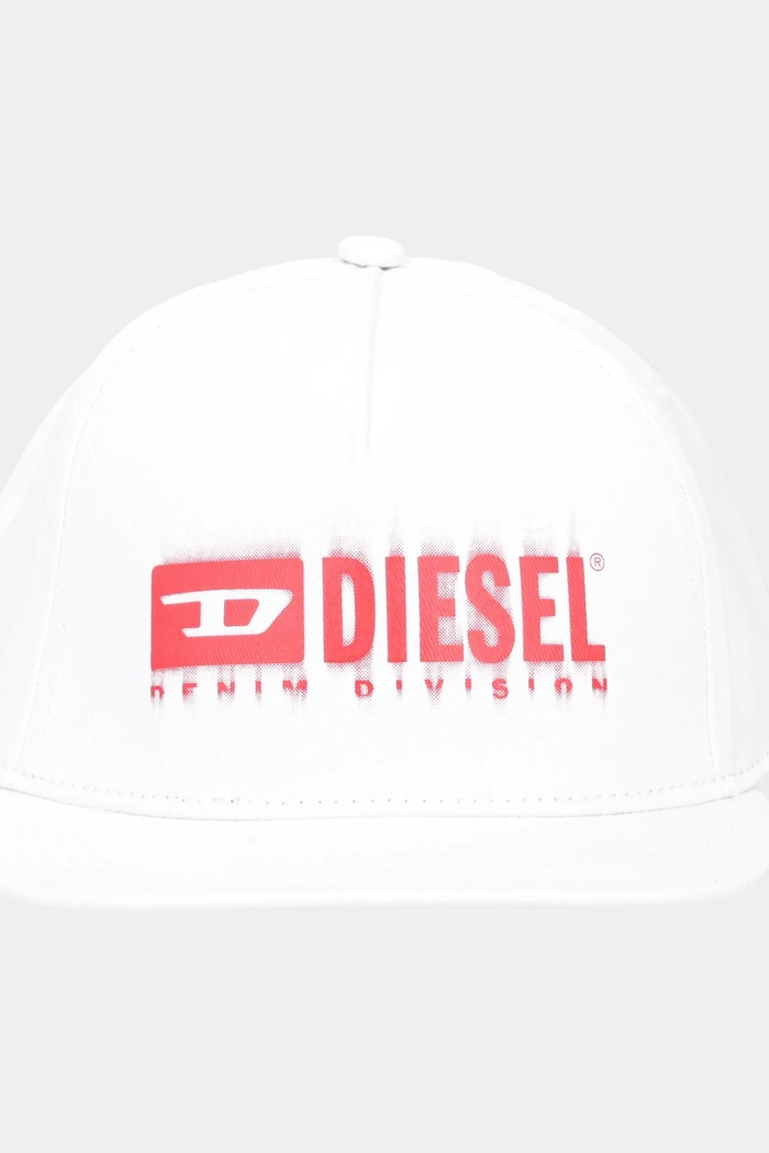 Otroška bombažna bejzbolska kapa Diesel FPRITTIL HAT J01908 bela SS25