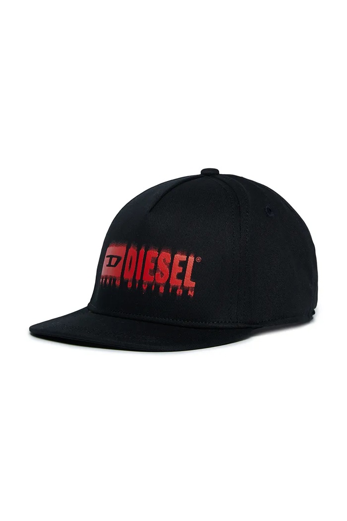 Diesel Șapcă din bumbac pentru copii FPRITTIL HAT negru J01908