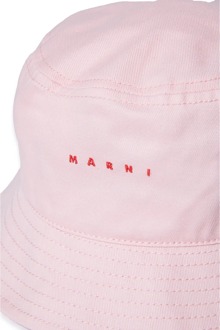 Παιδικό βαμβακερό καπέλο Marni MF40U HAT Marni M01469 ροζ