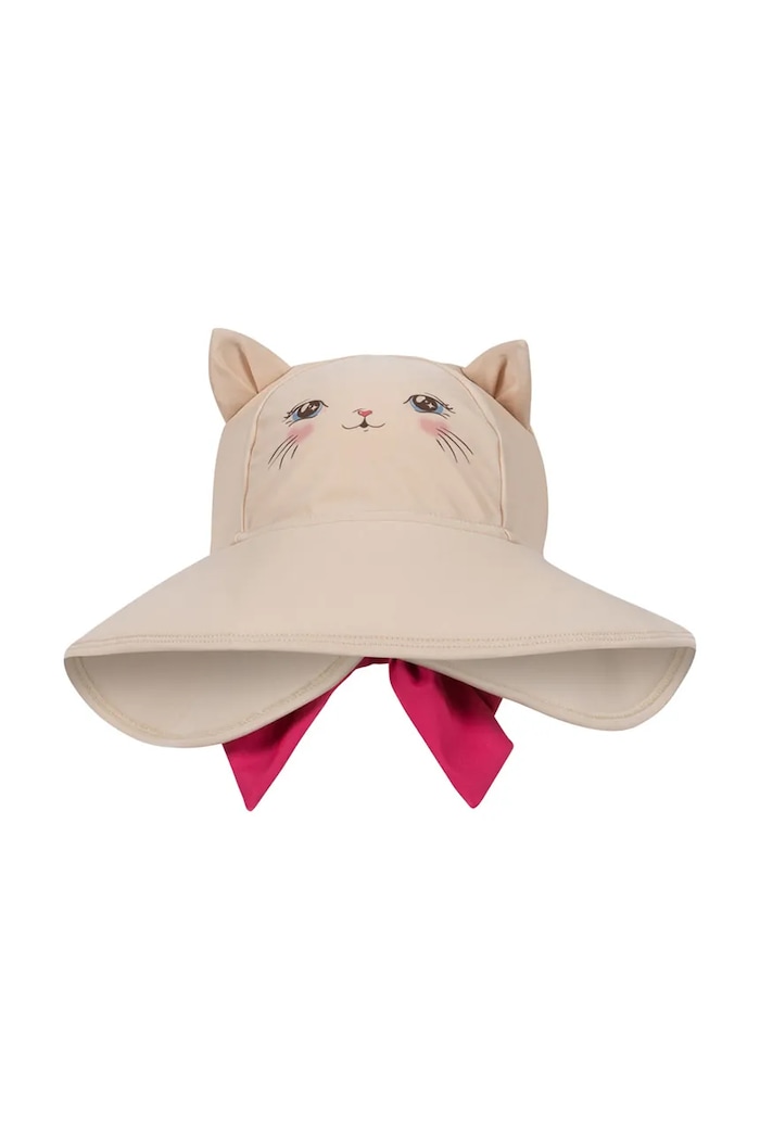 Konges Sløjd Kapelusz dziecięcy KITTY CAT SUN HAT GRS KS103260 różowy SS25