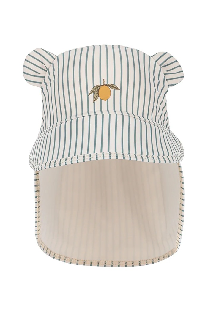 Konges Sløjd czapka z daszkiem dziecięca ASTER BEAR SWIM HAT GRS KS103269 niebieski SS25