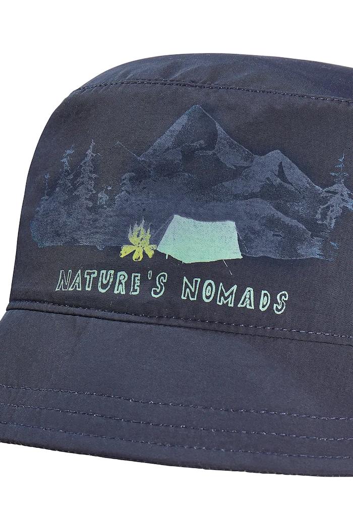 Băieți Jack Wolfskin palarie copii WOODS BUCKET HAT K A63679 bleumarin