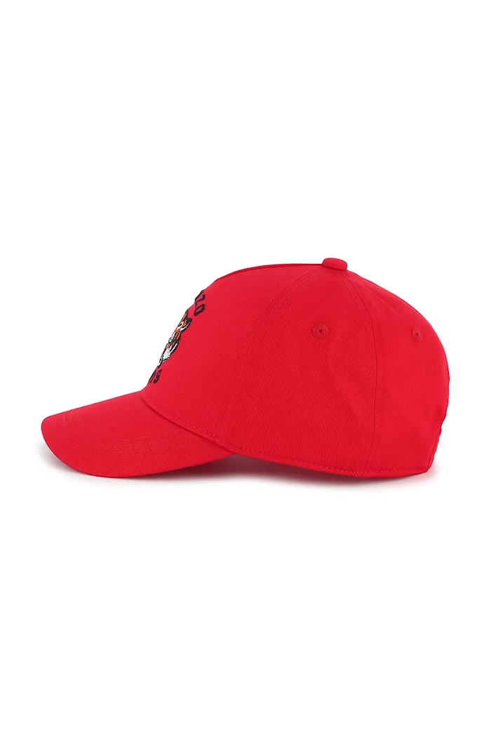 Kenzo Kids czapka z daszkiem bawełniana dziecięca czerwony K60880.44.50