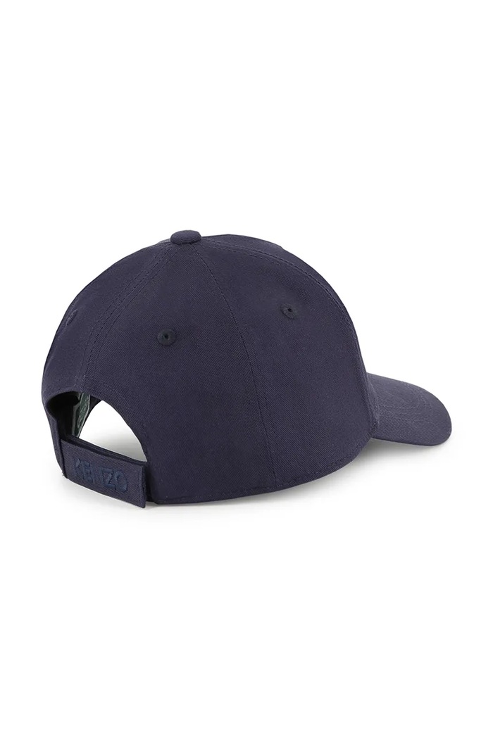 Kenzo Kids czapka z daszkiem bawełniana dziecięca K60880.44.50 granatowy SS25