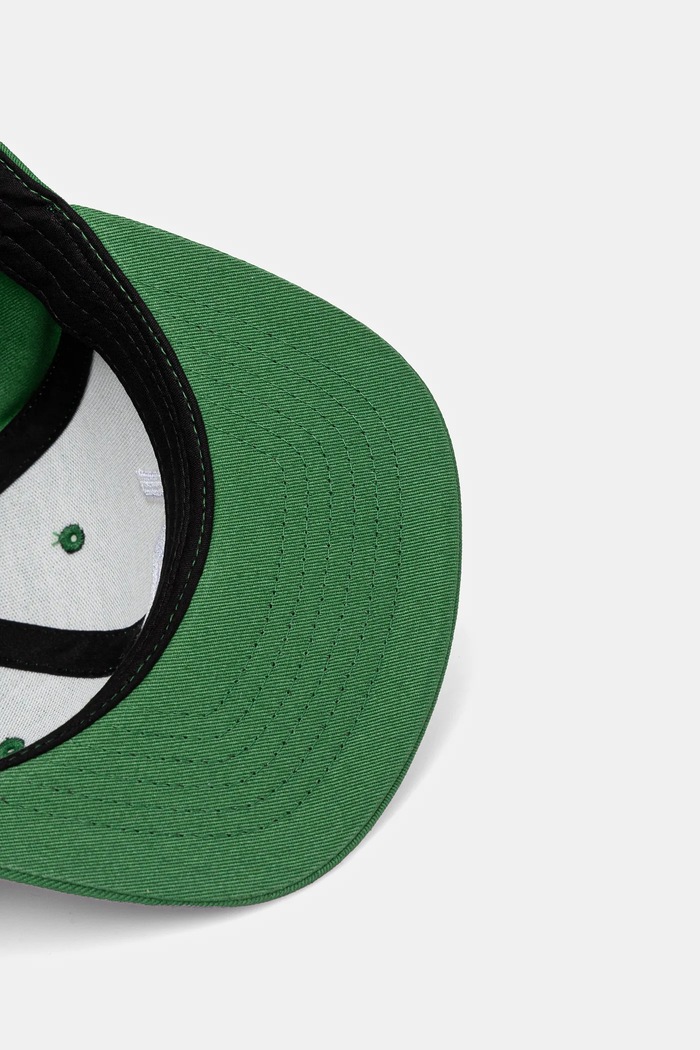 Vans șapcă din bumbac pentru copii DROP V II SNAPBACK verde VN0A36OUBR11