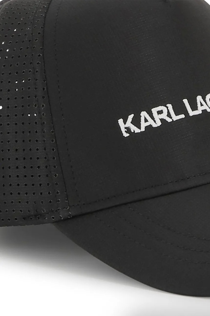 Karl Lagerfeld czapka z daszkiem dziecięca Z30395 czarny