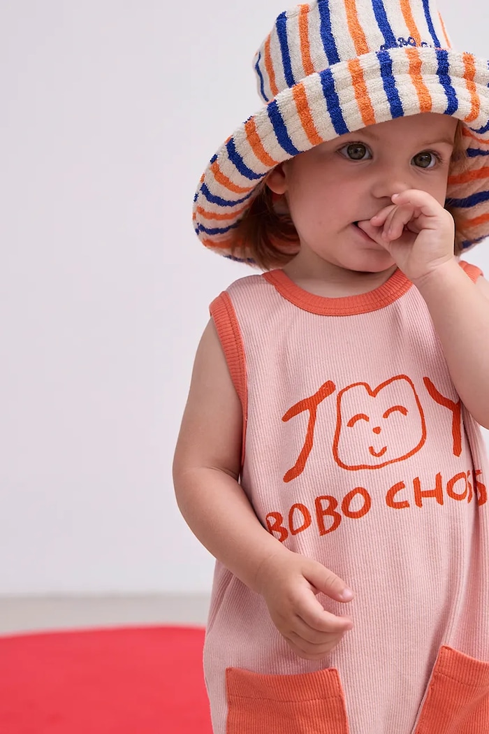 Detský klobúk Bobo Choses Planet friendly oranžová 125AH006