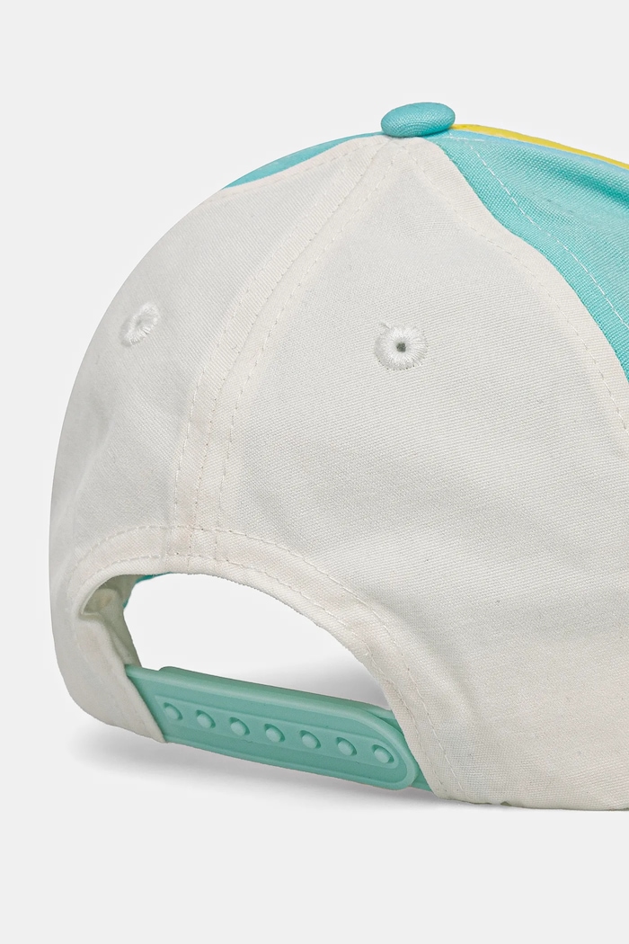 Dječaci Pamučna kapa sa šiltom za bebe United Colors of Benetton 6LDDGA01B.P.Seasonal zlatna