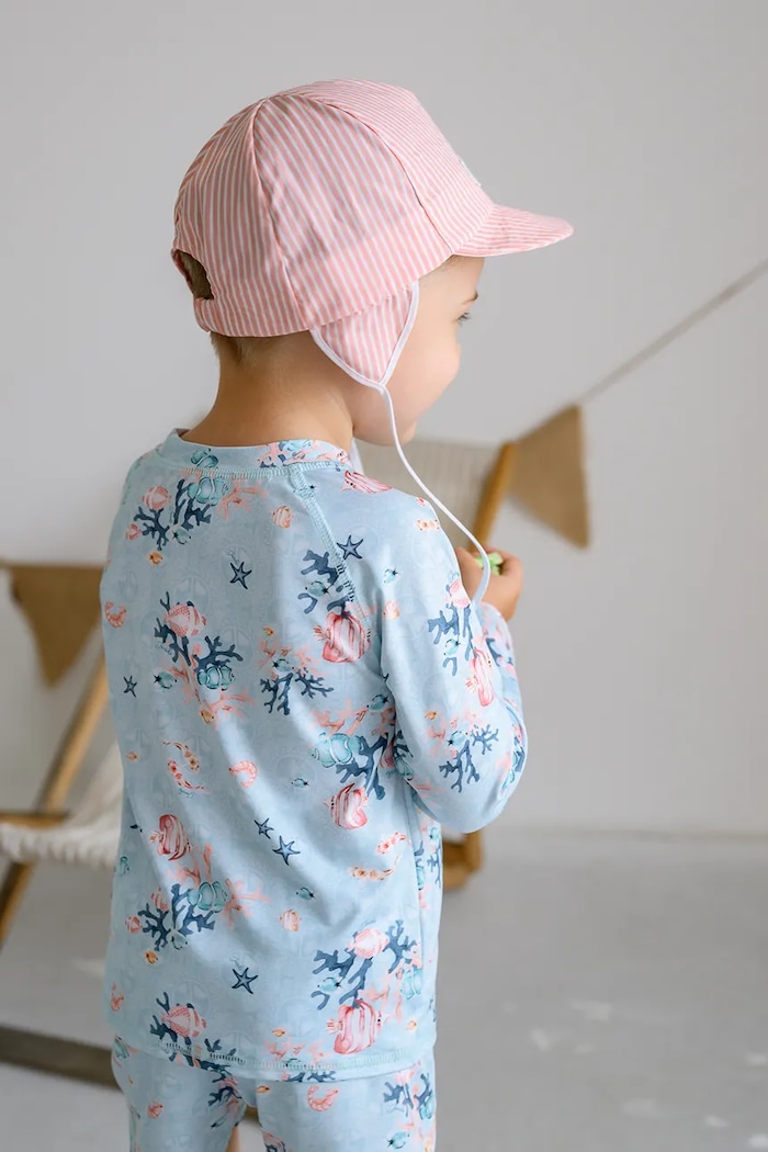 Pamučna kapa sa šiltom za bebe Jamiks RAJ RAJ.Nakr.glowy.JLH074.K narančasta
