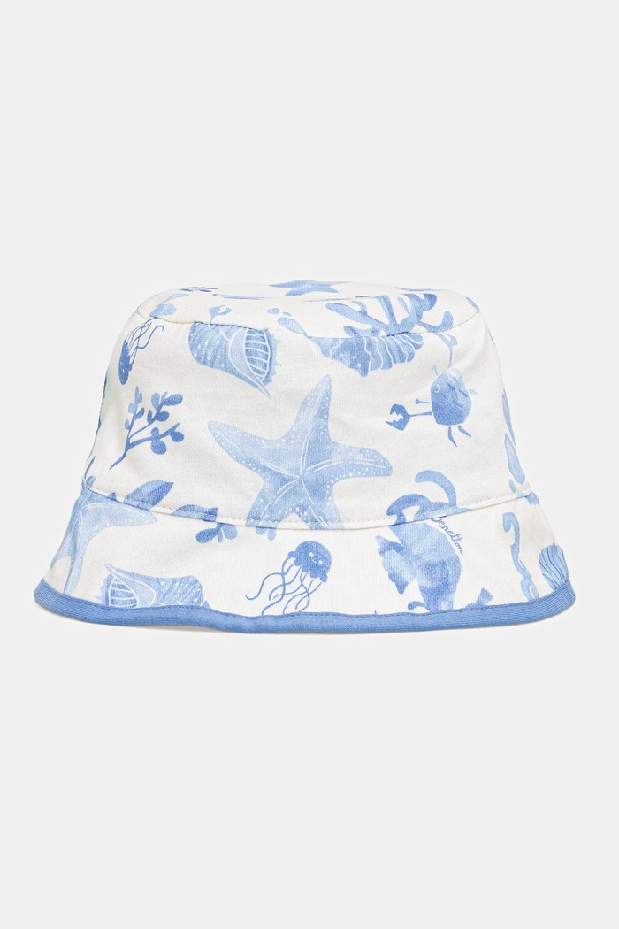 United Colors of Benetton kapelusz dwustronny dziecięcy 6YPLGA01G.P.Seasonal niebieski SS25