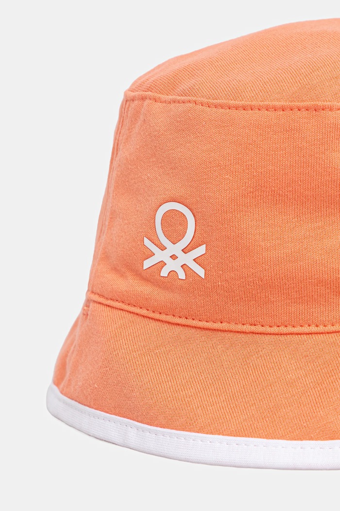 CHLAPEC Dětský oboustranný klobouk United Colors of Benetton 6YPLGA01G.P.Seasonal oranžová