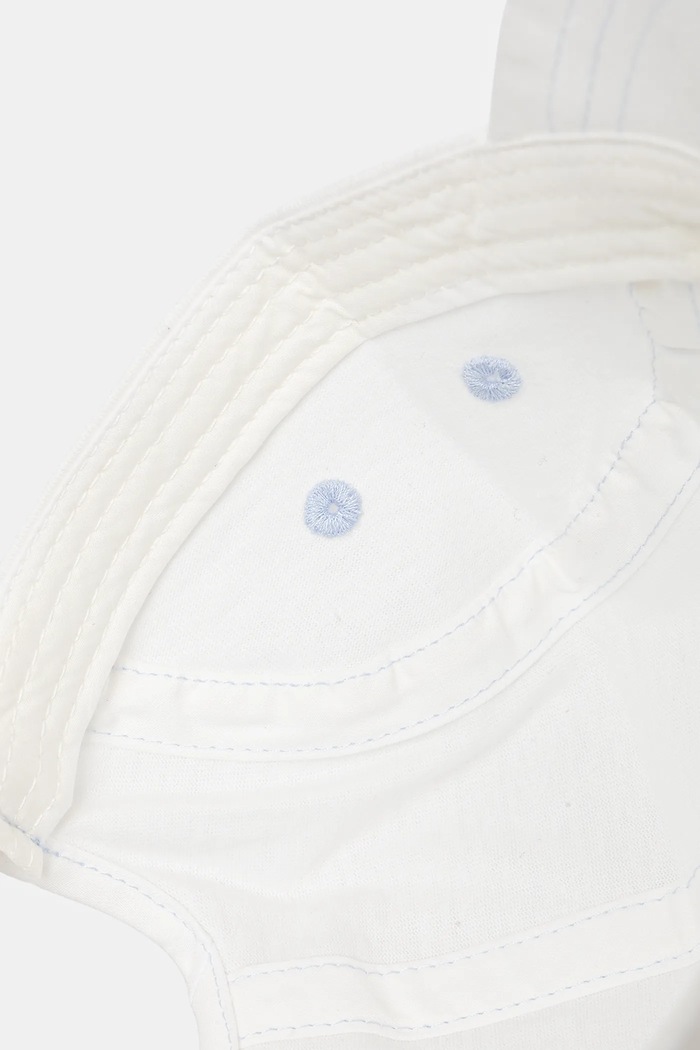 Pamučna kapa sa šiltom za bebe United Colors of Benetton bijela 69G7AA00X.W.Seasonal