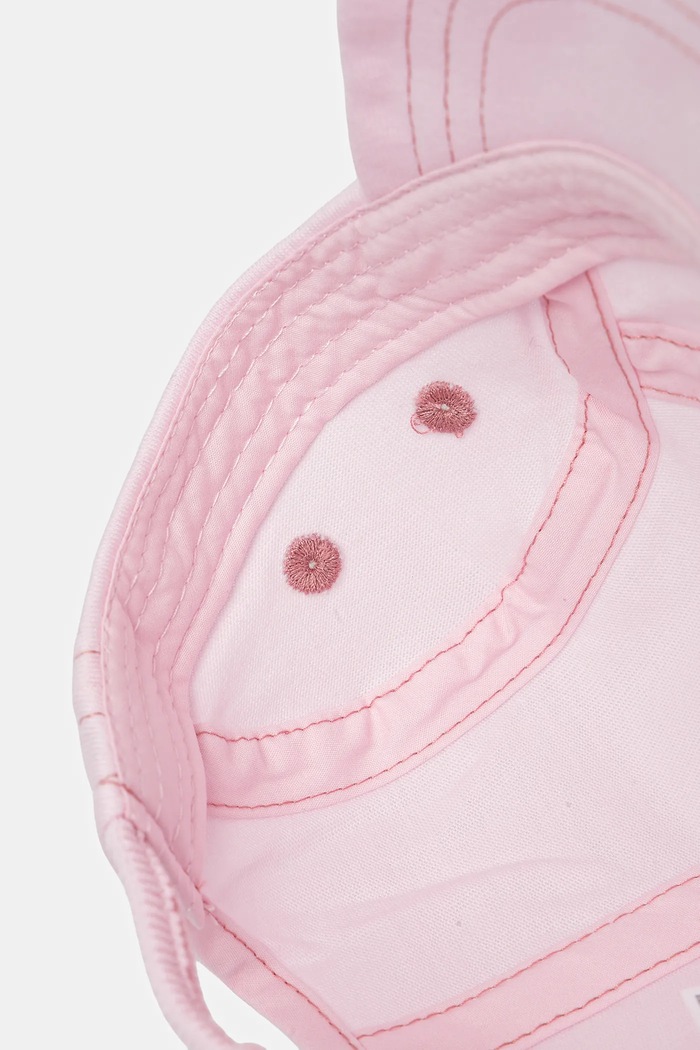 Pamučna kapa sa šiltom za bebe United Colors of Benetton roza 69G7AA00X.W.Seasonal