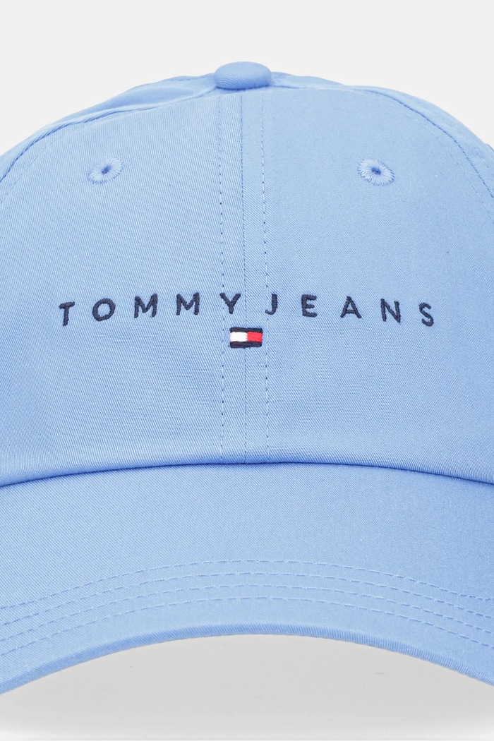 Bavlnená šiltovka Tommy Jeans AM0AM12958 modrá SS26