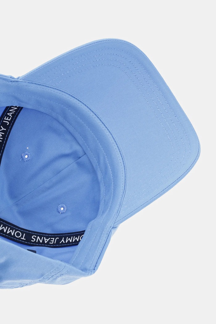 Bavlnená šiltovka Tommy Jeans modrá AM0AM12958