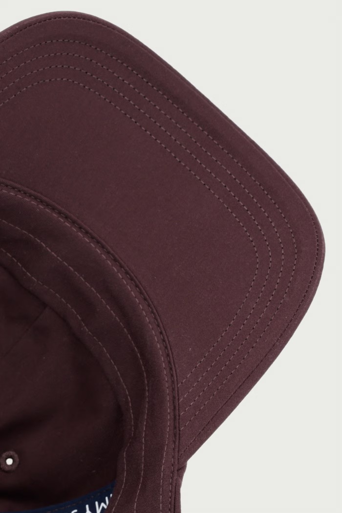 Tommy Jeans czapka bejsbolówka męska bawełniana bordowy AM0AM12958