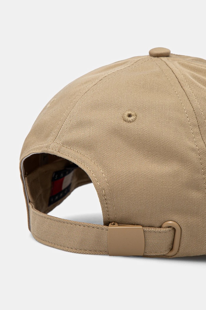 Doplňky Tommy Jeans kšiltovka pánská bavlněná AM0AM12933 zelená